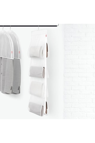 Organizador de bolsos colgante - Blanco - 112 x 33 cm