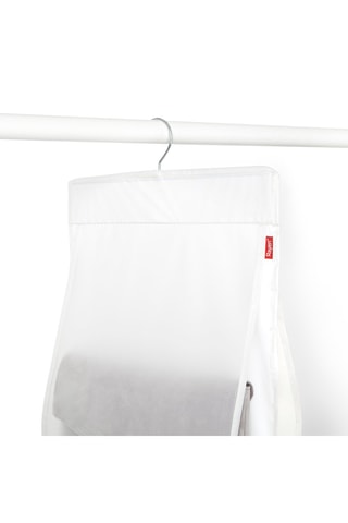 Organizador de bolsos colgante - Blanco - 112 x 33 cm
