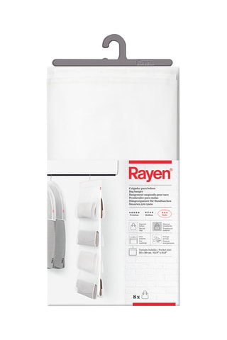 Organizador de bolsos colgante - Blanco - 112 x 33 cm