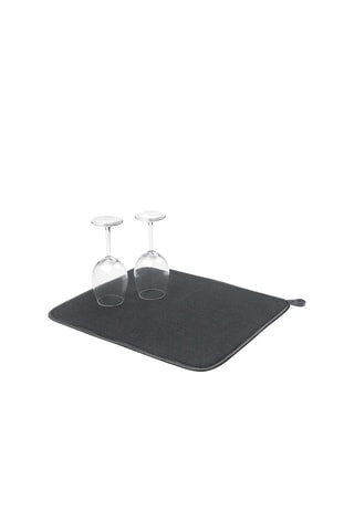 Alfombrilla escurreplatos - Antracita - 40 x 46 cm
