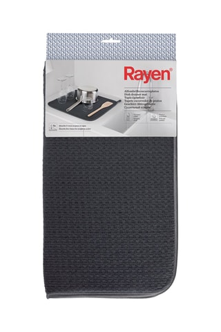 Alfombrilla escurreplatos - Antracita - 40 x 46 cm