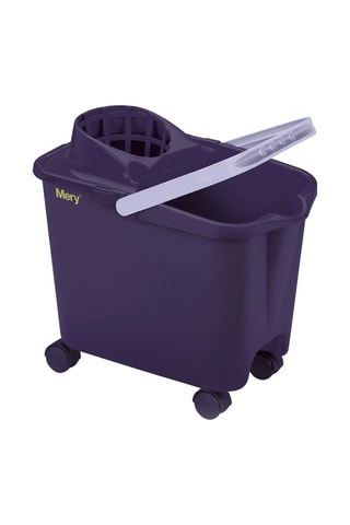 Cubo con escurridor - 14 l - Violeta