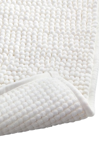 Alfombra de baño - 80 x 50 cm - Blanco