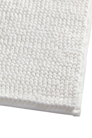 Alfombra de baño - 80 x 50 cm - Blanco