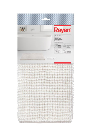 Alfombra de baño - 80 x 50 cm - Blanco