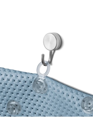 Alfombra de baño antideslizante - 45 x 91 cm - Azul