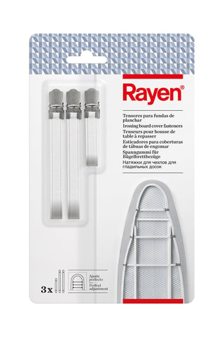 3 tensores para funda de tabla de planchar - 10 y 18 cm