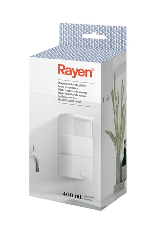 Dosificador de jabón - Blanco - 400 ml
