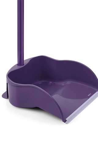 Recogedor con mango - Violeta