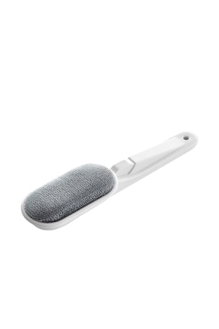 Cepillo para ropa automático - Blanco y gris