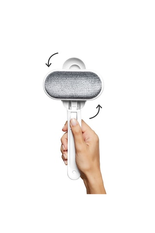 Cepillo para ropa automático - Blanco y gris
