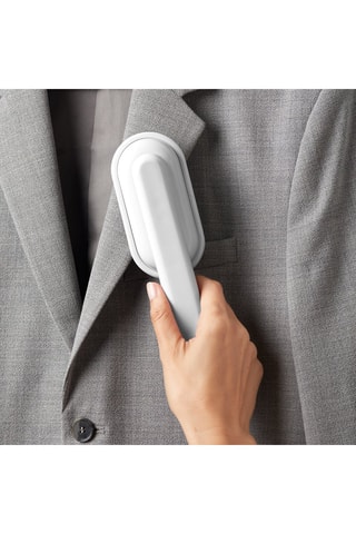 Cepillo para ropa automático - Blanco y gris