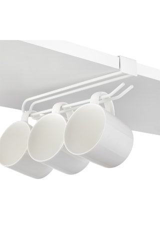 Colgador para copas y tazas - Blanco