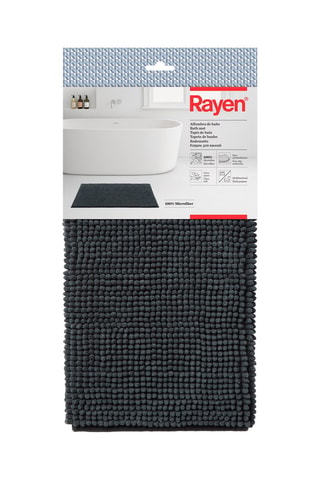 Alfombra de baño - 80 x 50 cm - Gris
