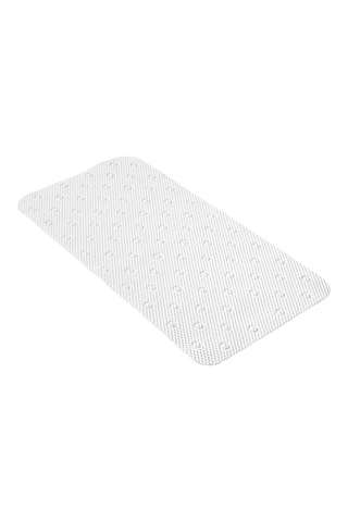 Alfombra de baño antideslizante -45 x 91 cm - Blanco