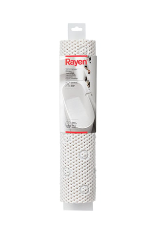 Alfombra de baño antideslizante -45 x 91 cm - Blanco