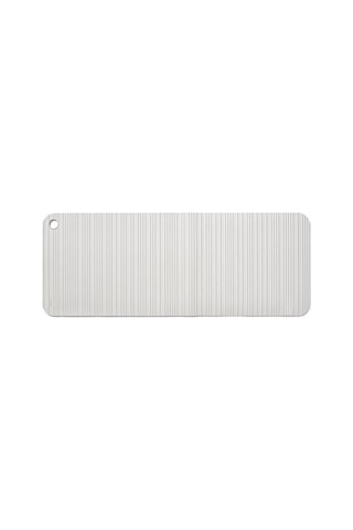 Alfombra de baño antideslizante - 86 x 33 cm - Blanco