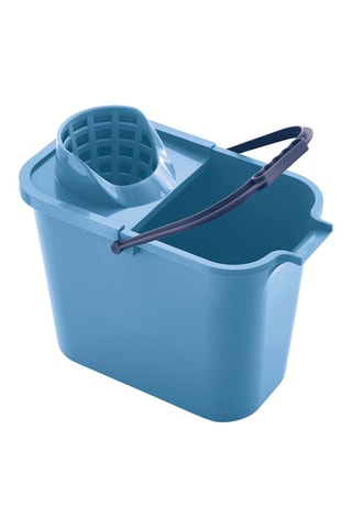 Cubo con escurridor - 12 l - Azul