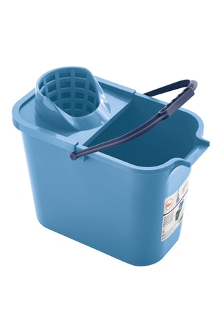 Cubo con escurridor - 12 l - Azul