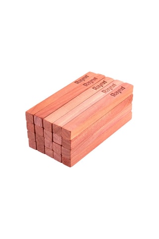 20 bloques antipolillas de madera de cedro