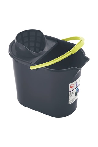Cubo con escurridor - 12 l - Antracita