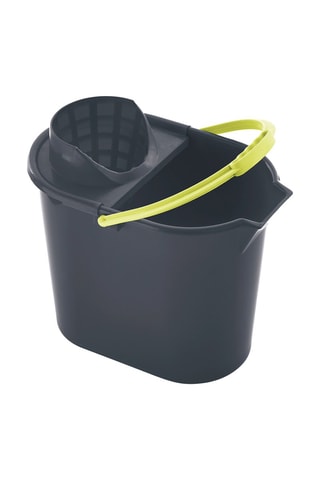 Cubo con escurridor - 12 l - Antracita