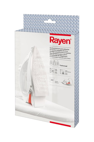 Suela de protección para plancha - Blanco y rojo