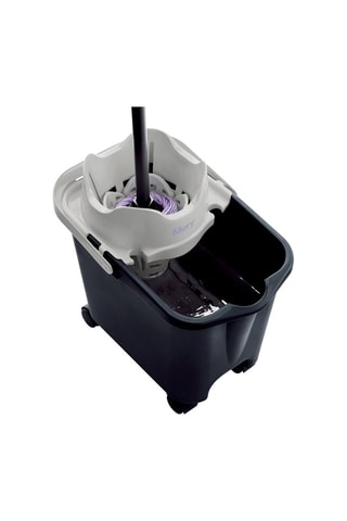Cubo escurridor con ruedas - 14 l