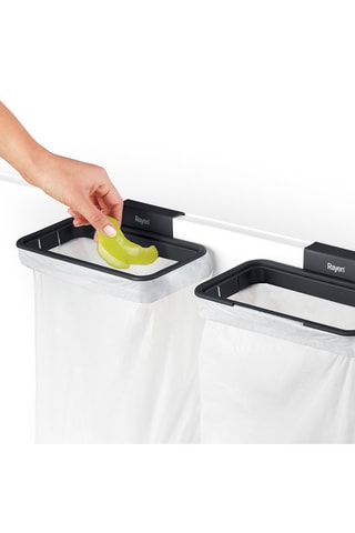Soporte para bolsa de basura - Negro
