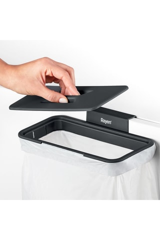 Soporte para bolsa de basura - Negro