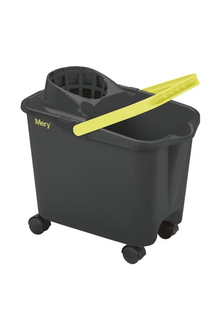 Cubo con escurridor - 14 l - Gris