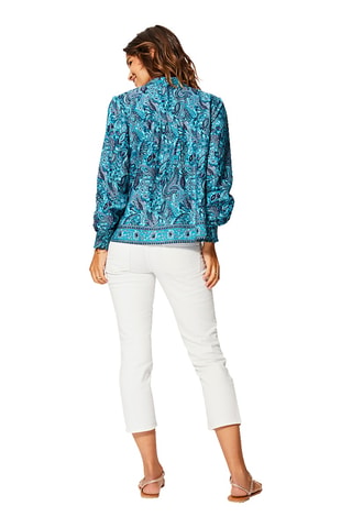 Top - Azul marino y turquesa