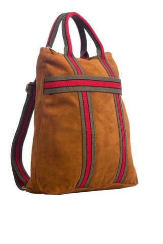 Sac à dos en nubuck - Marron