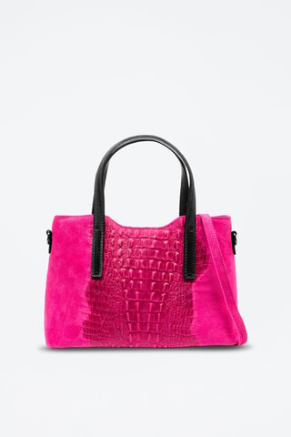 Leren Handtas Fiesole - Fuchsia