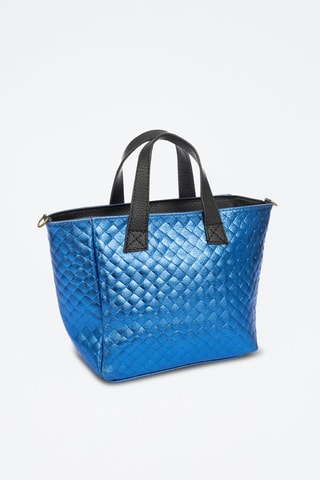 Nubuck Handtas Cassandra - Blauw