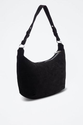 Leren Trendy Handtas Atessa - Zwart