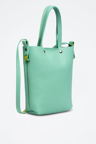 Sac bandoulière en cuir Italia - Vert