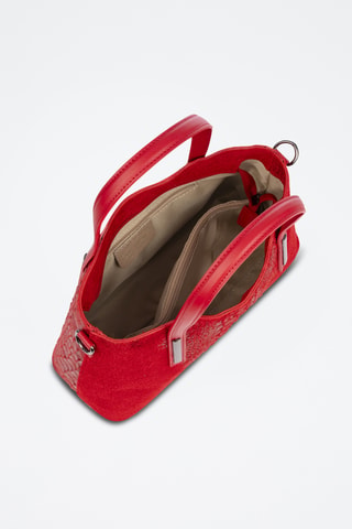 Leren Schoudertas Fiesole - Rood