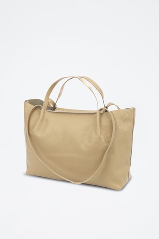 Sac porté épaule en cuir Battaglia - Marron
