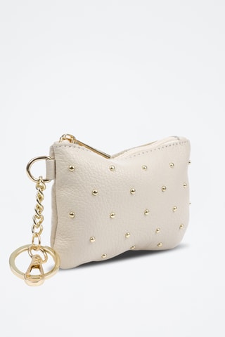 Leren Portemonnee Bellosguardo - Beige