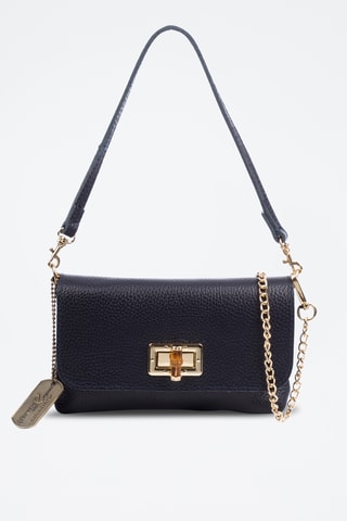 Sac porté épaule en cuir Belfiore - Noir