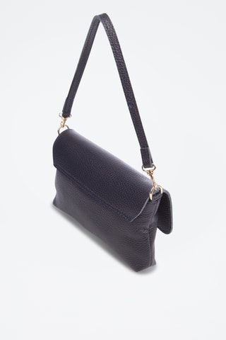 Sac porté épaule en cuir Belfiore - Noir