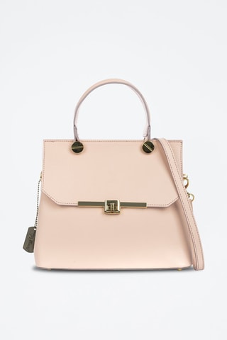 Sac à main en cuir Bagheria - Rose et doré