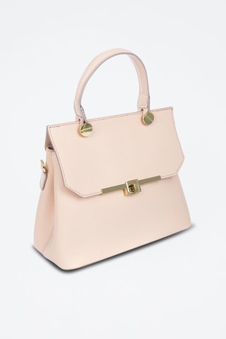 Sac à main en cuir Bagheria - Rose et doré
