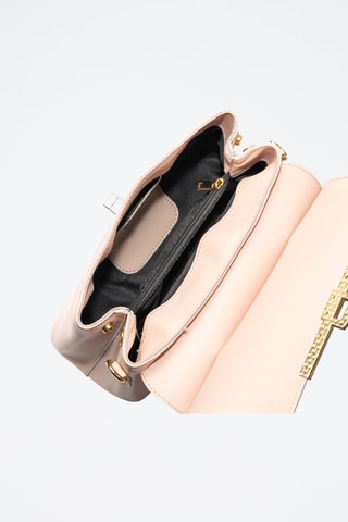 Sac à main en cuir Bagheria - Rose et doré