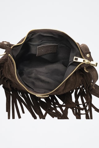 Nubuck Handtas Barlassina - Bruin