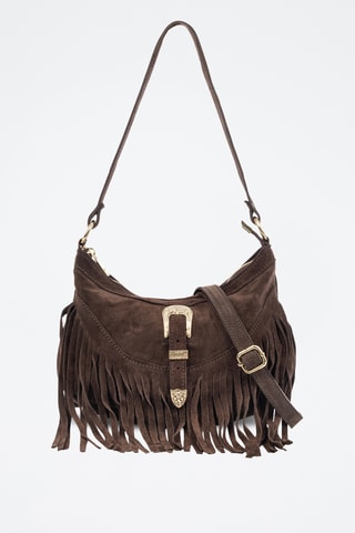 Nubuck Handtas Barlassina - Bruin