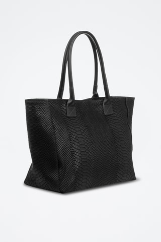 Cabas en nubuck Avola - Noir