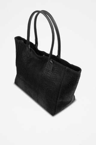 Cabas en nubuck Avola - Noir