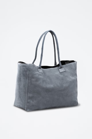 Cabas en cuir Annagrazia - Gris